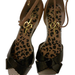 Jessica Simpson Shoes | Jessica Simpson Wedge Peep Toe Sandals Sz10-Nwot | Color: Black/Brown | Size: 10