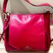 Coach Bags | Coach Shoulder Bad Leather And Suede | Color: Red | Size: Os