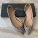 J. Crew Shoes | J. Crew Audrey Glitter Flats Nwt | Color: Gold/Tan | Size: 7