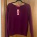 Lilly Pulitzer Sweaters | Lily Pulitzer 100% Cashmere Sweater. Nwt | Color: Purple | Size: L