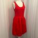 J. Crew Dresses | Brand New With Tag. J Crew Pleated Flare Dress Size 8p | Color: Red | Size: 8p