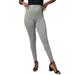 Plus Size Women's Everyday Stretch Cotton Legging by Jessica London in Medium Heather Grey (Size 38/40)