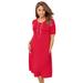 Plus Size Women's Stretch Knit A-Line Dress by Jessica London in Vivid Red (Size 22/24)