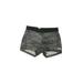 Adidas Athletic Shorts: Gray Marled Activewear - Women's Size Medium
