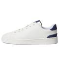 TOMS Men's TRVL LITE 2.0 Low Sneaker, Bright White/Cadet Blue Leather, 8 UK