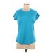 Under Armour Active T-Shirt: Blue Activewear - Women's Size Large