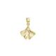 JC Trauringe 8537 Gold Pendant Ginkgo Leaf in Real 585 Gold Classic Simple Gold Pendant Gold Jewellery Women's Jewellery in Yellow Gold Chain Pendant Including Jewellery Case, Gold