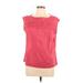 Lands' End Sleeveless Blouse: Pink Tops - Women's Size 12 Petite