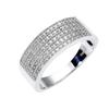 Fingerring DIAMONDS BY ELLEN K. "585 Gold mit 85x Diamant zus. 0,25ct." Gr. 19, weiß (weiß, weiß), Fingerringe, Damen, 019 (60,0), 0,25 ct P2 = erkennbare Einschlüsse, Gold
