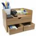 3 Tier Desk Organizer with Drawers