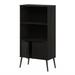 Furinno Claude Mid Century Style Accent Cabinet with Wood Legs