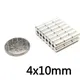 Aimant rond en néodyme à base de terres rares 4x10mm mini petit aimant N35 4x10mm