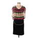 Nina Piu Casual Dress: Black Aztec or Tribal Print Dresses - Women's Size Large