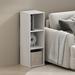 Ebern Designs Anzalone 35.94" H x 12.24" W Wood in White | 35.4" H x 12.1" W x 11.7" D | Wayfair E00FF73CDD1844D597630615AEACEACB