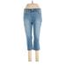 Sonoma Goods for Life Jeans - High Rise: Blue Bottoms - Women's Size 10 Petite - Sandwash