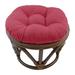 World Menagerie Round Indoor Ottoman Cushion Polyester/Cotton Blend in Red/Pink | Outdoor Furniture | Wayfair 93FBD28F75C940B79A9291743F4A446A