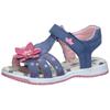Sandale LICO "Sandale Manja V", Gr. 34, blau, Leder, Schuhe