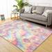 White 60 x 36 x 0.28 in Area Rug - Mercer41 Maahum Area Rug w/ Non-Slip Backing Polyester | 60 H x 36 W x 0.28 D in | Wayfair