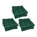 Red Barrel Studio® 6 - Piece Outdoor Cushion Polyester/Cotton Blend in Green | 3.5 H x 16 W x 16 D in | Wayfair 084F6A35DC724FBF9024753BEDD55D65