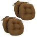 Winston Porter 4 - Piece Outdoor Cushion Polyester in Brown | 3.5 H x 16 W x 16 D in | Wayfair EC0240ACE401421B833ECD7ED47A8B3C