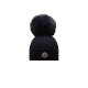 MONCLER ENFANT Bonnet en laine avec pompon