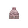 MONCLER ENFANT Wool Beanie with Pom Pom, Girl, Pink, Size: M