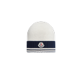 MONCLER ENFANT Cotton Beanie, Blue, Size: XXS