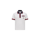 MONCLER ENFANT Colour Block Polo Shirt, White, Size: 14Y