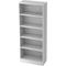 bümö office Regal weiß, Standregal Holz - Aktenregal für Ordner & Bücher, Bücherregal 80 cm breit, 5 OH Regal Wand, Büroregal, Holzregal,