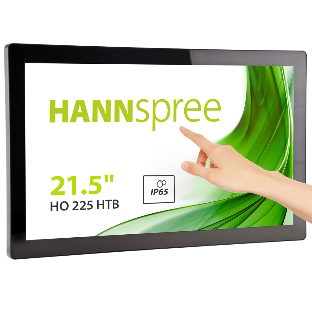 Hannspree Open Frame HO 225 HTB Totem-Design 54,6 cm (21.5") LED 250 cd/m² Full HD Schwarz Touchscreen 24/7 Image