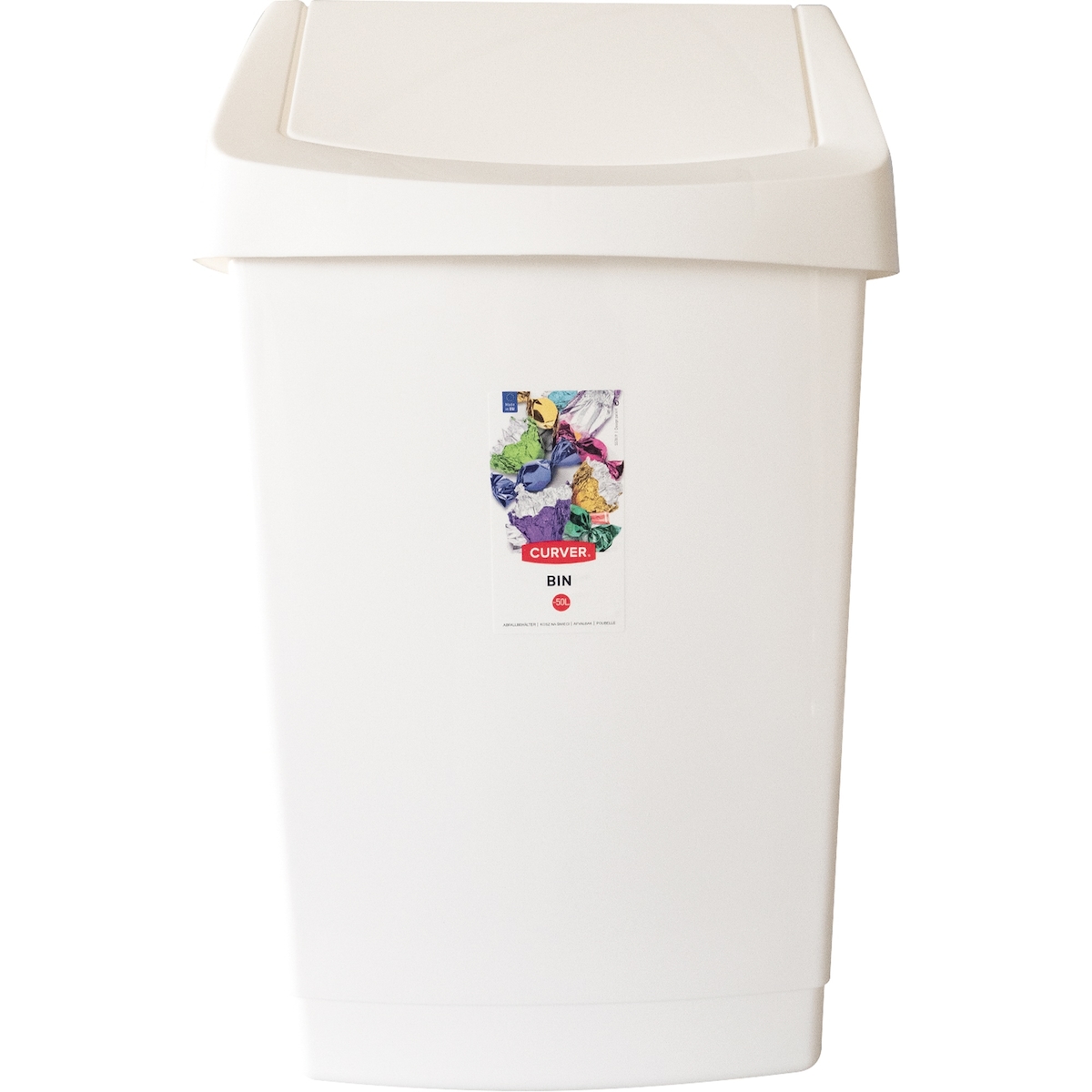 Curver Abfalleimer Click-It 10001684 50l weiß Image