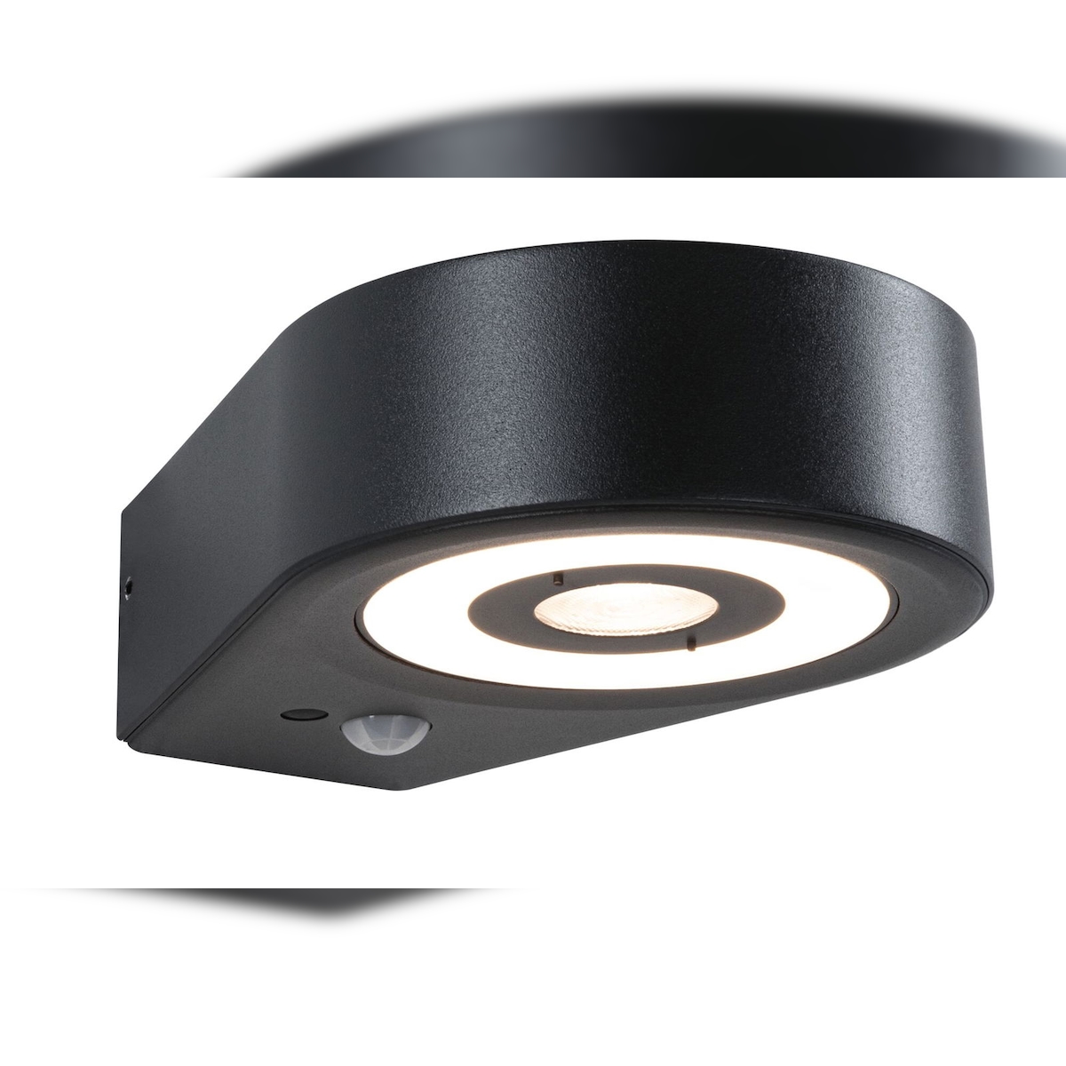 Paulmann LED Außenwandleuchte Silma Bewegungsmelder IP44 65x186mm 3000K 5,5 / 1x0,7W 600lm 230V Anthrazit Aluminium 94865 Image