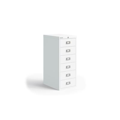 BISLEY Multidrawer Schubladenschrank aus Metall abschließbar in verkehrsweiß Schrank für Büro Werkstatt und Zuhause Stahlschrank Image
