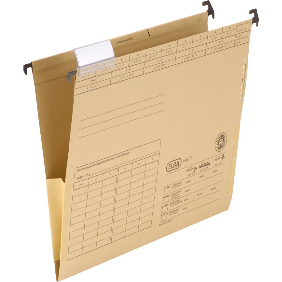 ELBA Hängetasche VL 100560078 A4 230g Karton braun Image