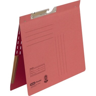 ELBA Pendelhefter 100570026 DIN A4 Dehntasche 320g Karton rot Image
