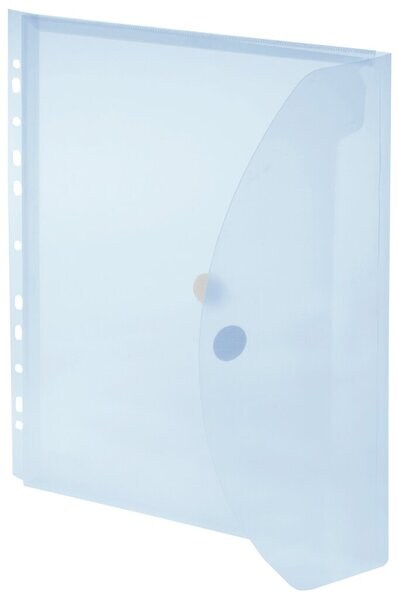FolderSys Umschlag A4, Dehnfalte, Abheftrand blau transparent Image