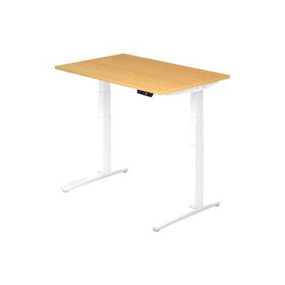 bümö elektrisch höhenverstellbarer Schreibtisch 120x80 cm mit Memory-Steuerung - Design Schreibtisch höhenverstellbar elektrisch, elektrischer Image