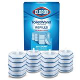 (4 pack) Clorox ToiletWand Disinfecting Refills Disposable Wand Heads 20 Count