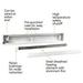 Cadet 3F750W Electric Baseboard Heater | 36 F Series 750 Watt 240V (White)