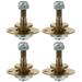 NUOLUX 4pcs Rocking Chair Bearing M8x55mm Furniture Rocking Chair Connecting Fitting