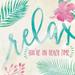 Relax-Youre on Beach Time Poster Print by Mollie B. Mollie B. (12 x 12)