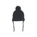 Zara Beanie Hat: Black Solid Accessories - Kids Girl's Size 2