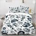 3PCS Gamer Duvet Cover Set Full Bed in a Bag Gaming Duvet Cover Set with Corner Ties and Zipper Closure Cute Duvet Cover Set for Kids Boys and Girls