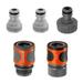 GARDENA 36004 5 Piece EC36 Quick Connector Starter Set For any 5/8 Inch or 1/2 Inch Garden Hose Sprinkler or Spray Nozzle Made In Germany