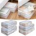 Dainzusyful Organization And Storage Ornament Storage Collapsible Underbed Storage Bag Foldable Organise Containers Handles See Through Reinforced Steel Frame Sturdy St Home Essentials Accessories