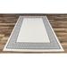 GREAT Premium Indoor/Outdoor Greek Key Design Area Rug - Inside/Outside Stain & Fade Resistant Rug For The Porch High Traffic Deck Or Lanai (Beige Gray 5 3 X 7 7 )