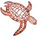 Beautif Hollow Turtle Wall Hanging Decor Animal Garden Sea Bathroom Nautical Decorations for Home Ocean Iron