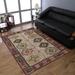 Rugsotic Carpets Hand Knotted Sumak Oriental Jute Floor Area Rug For Living Room Bedroom Beige Red 3 x5
