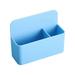 Magnetic Pen Holder Magnetic Erase Marker Holder with Generous Compartments Strong Magnet Storage Marker Pen Pencil Organizer for Refrigerator Whiteboard Locker Accessories Blue