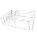 1pc Lipstick Eyeshadow Storage Display Rack Makeup Tool Storage Box Cosmetic Storage Box Desktop Display Makeup Case (Transparent)